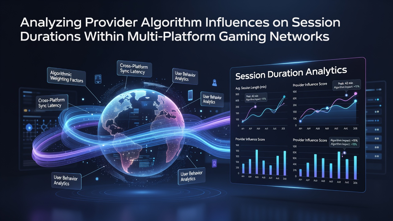 Network diagram illustrating data flows between gaming providers and multi-platform session analytics