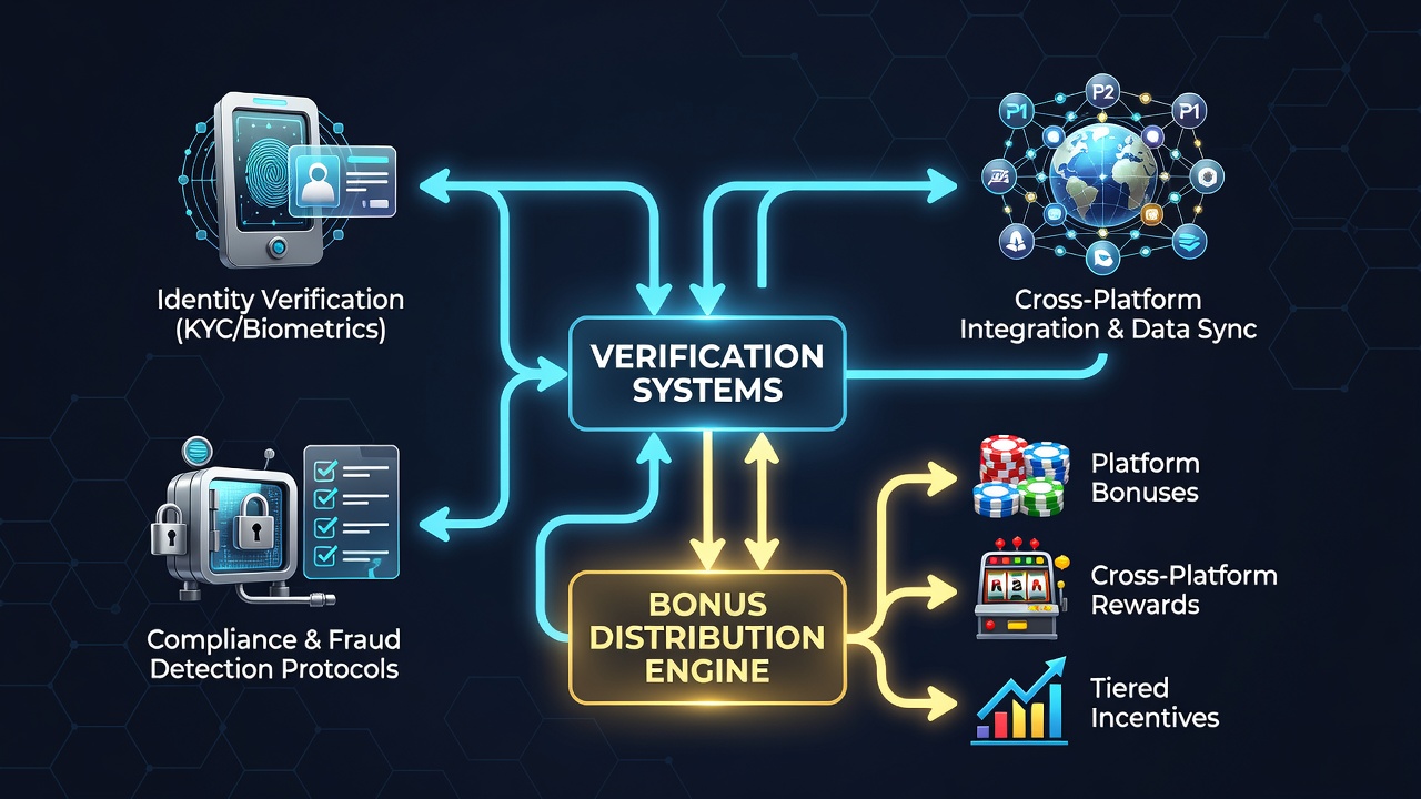 Player dashboard displaying bonus allocation after successful multi-device verification